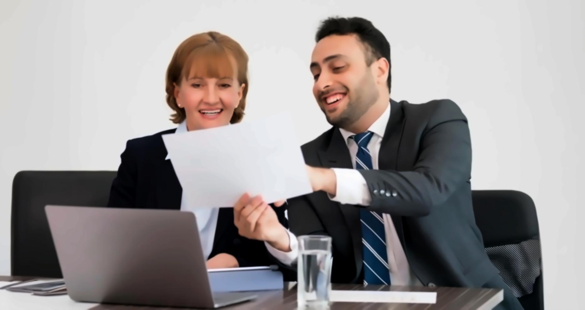 Students working through real business case studies and financial scenarios